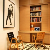 现代书房效果图