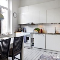 清新厨房餐厅小户型实景图