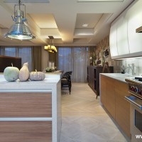 古典餐厅厨房橱柜别墅