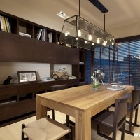 古典书房书架/书柜写字台别墅