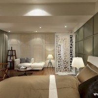 古典卧室床别墅