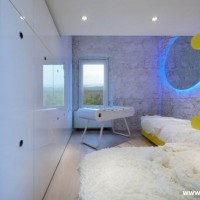 休闲娱乐室沙发背景墙储物架/储物柜实景图