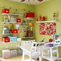 现代书房写字台实景图