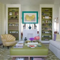 现代书房书架/书柜沙发实景图