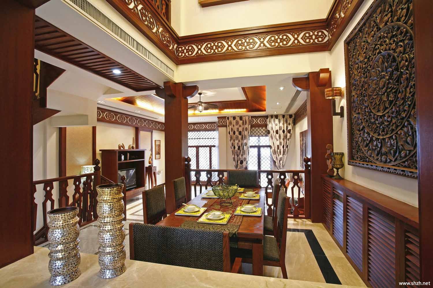 东南亚椰香风情餐厅设计-餐饮店设计-主题餐厅设计效果图|空间|室内设计|诺德设计 - 原创作品 - 站酷 (ZCOOL)