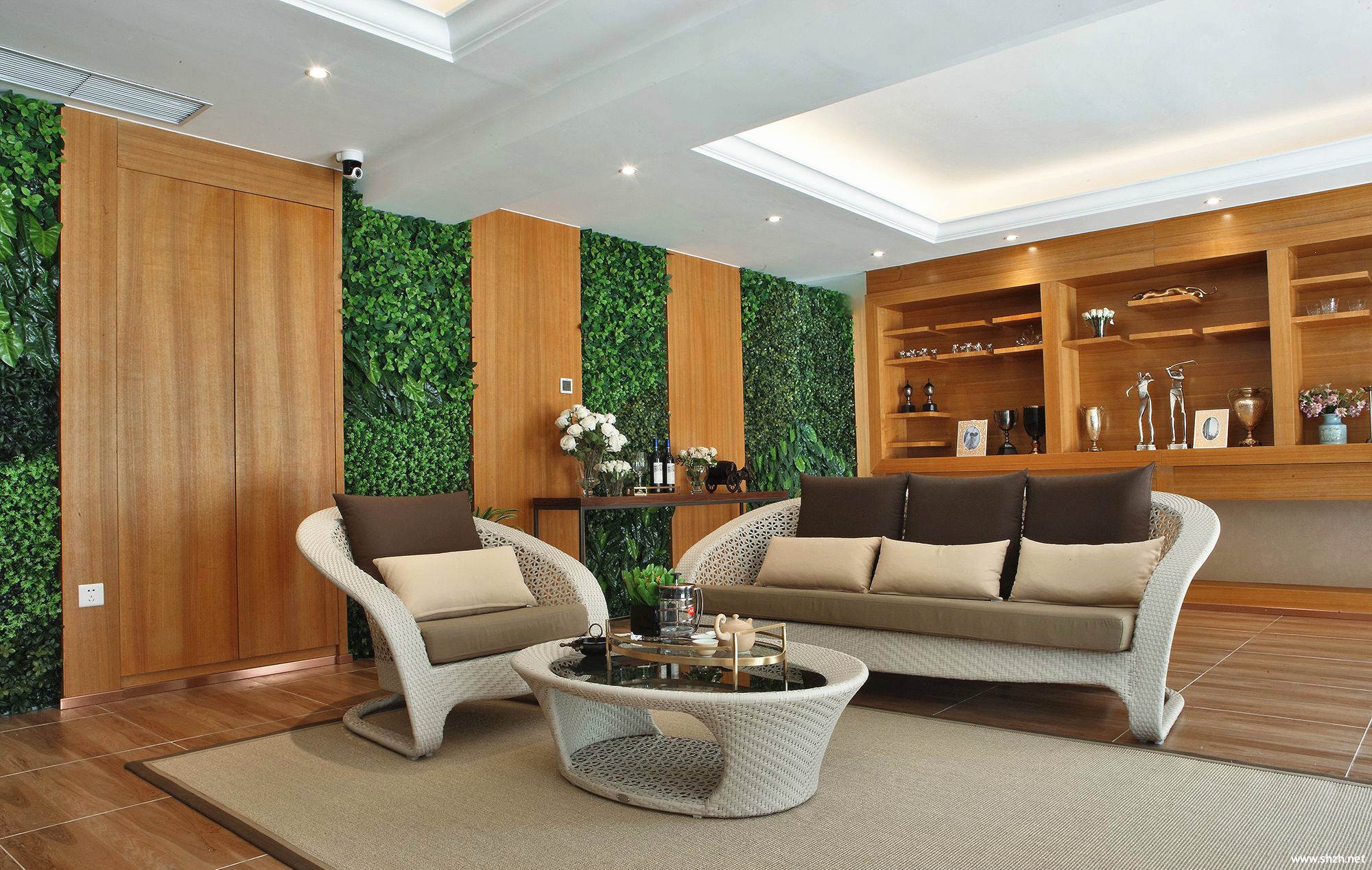 古典客厅沙发茶几效果图-上海装潢网