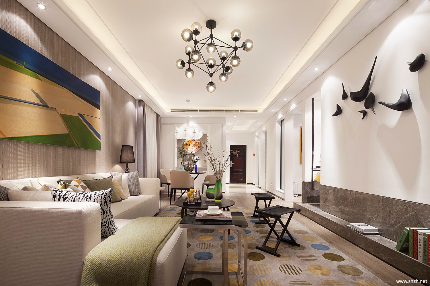 简约客厅沙发效果图