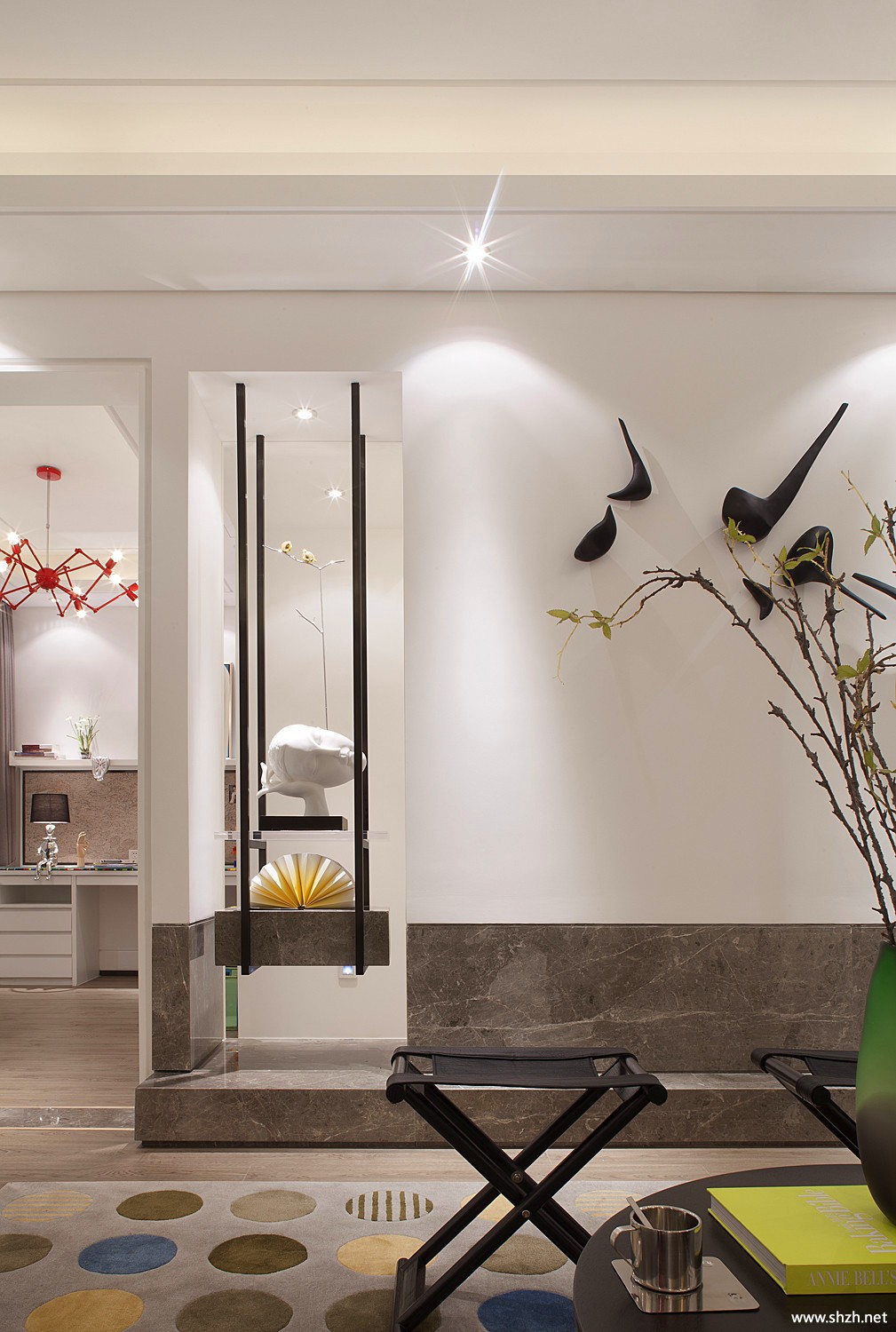 简约过道家具效果图