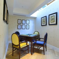 欧式休闲娱乐室效果图