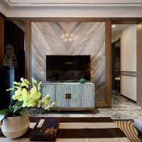 中式客厅背景墙效果图