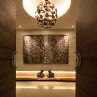 中式过道背景墙效果图