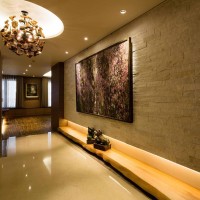 中式过道背景墙效果图