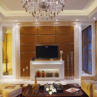 欧式别墅客厅背景墙