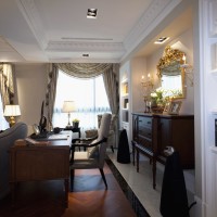 欧式大户型客厅背景墙