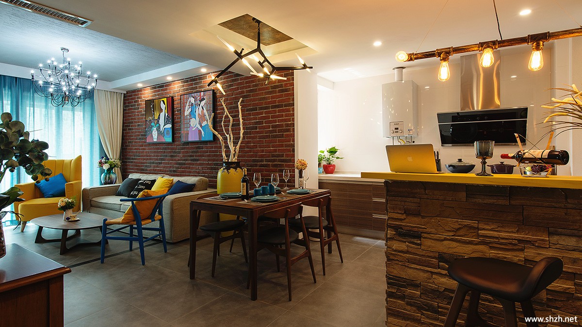 混搭小户型客厅沙发