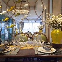 混搭中户型餐厅餐桌