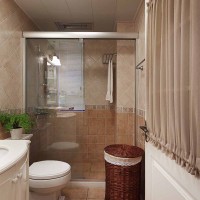 美式中户型卫生间淋浴房