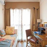 美式中户型阳光房写字台