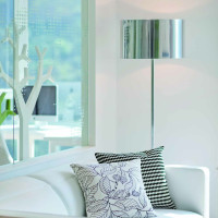 现代中户型客厅沙发灯具