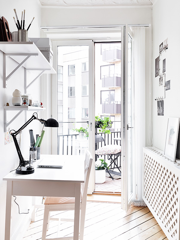 93平北欧风格书房设计案例