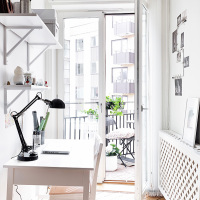 93平北欧风格书房设计案例