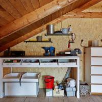 北欧风格阁楼收纳实景效果图