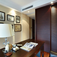 美式复古书房装修欣赏