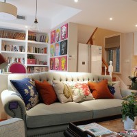 百搭美式客厅沙发