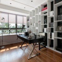 时尚现代简约别墅书房