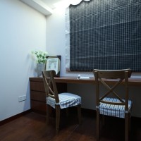 混搭三居书房设计装修