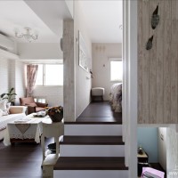 29.7平古典优雅复合型乡村家去卧室的过道