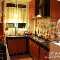 49平实用地中海小家厨房