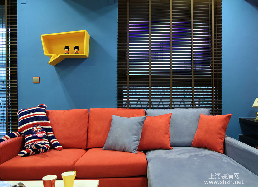 美式乡村童话客厅沙发设计效果图