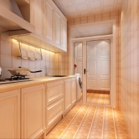 90平现代风格厨房设计效果图