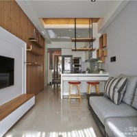 86平现代简约风格客厅沙发