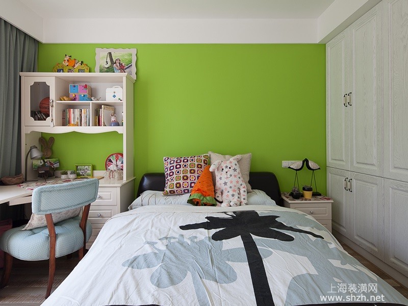 美式新居儿童房装修实景图