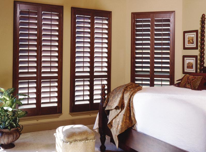 胜意 实木百叶门窗定制卫生间防水卧室客厅