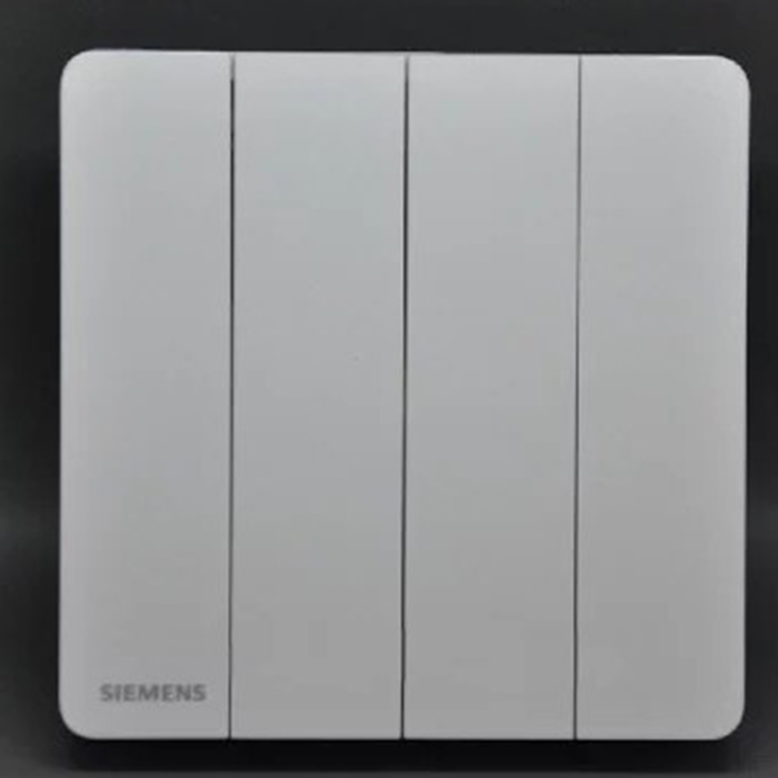 西门子睿致 四开单控开关 西门子睿致 四开单控开关(带led)/(不带led)