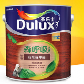 多乐士森呼吸净味竹炭抗苯抗甲醛全效木器清漆面漆半哑 2.5kg