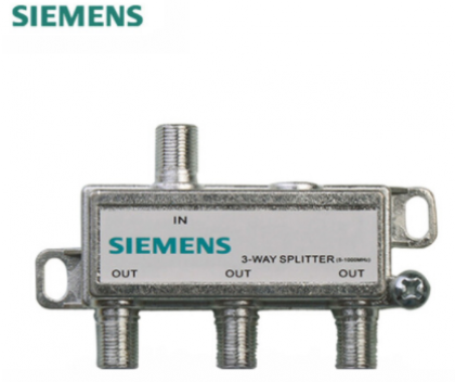 西门子（SIEMENS） 西门子弱电系列 弱电箱多媒体光纤箱信息箱配件 电视分配器一分三