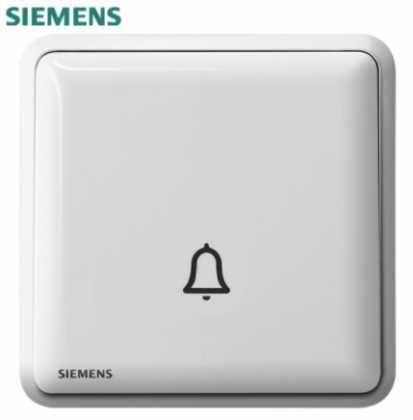 西门子（SIEMENS） 西门子开关插座面板 皓睿系列玉釉雅白开关系列 官方旗舰店 门铃开关