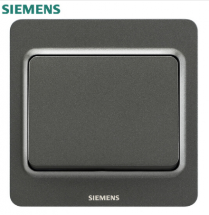 西门子（SIEMENS） 西门子开关插座 映彩系列灯墨黑色开关产品 一开多控（中途开关）