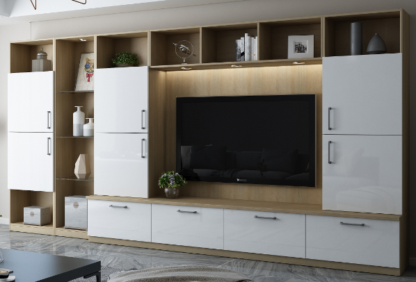 桔家衣柜全屋定制北欧风整体板系列木森活3