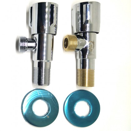 角阀止水阀黄铜陶瓷阀芯三角阀全铜合金冷热水三角阀4分通用