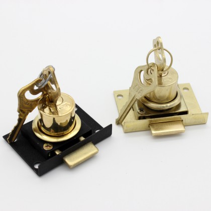 808抽屉锁柜子锁家用柜门锁衣柜锁加长家具床头柜锁文件柜锁具