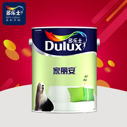 多乐士家丽安墙面漆乳胶漆内墙漆环保5L 18L油漆涂料彩色刷墙
