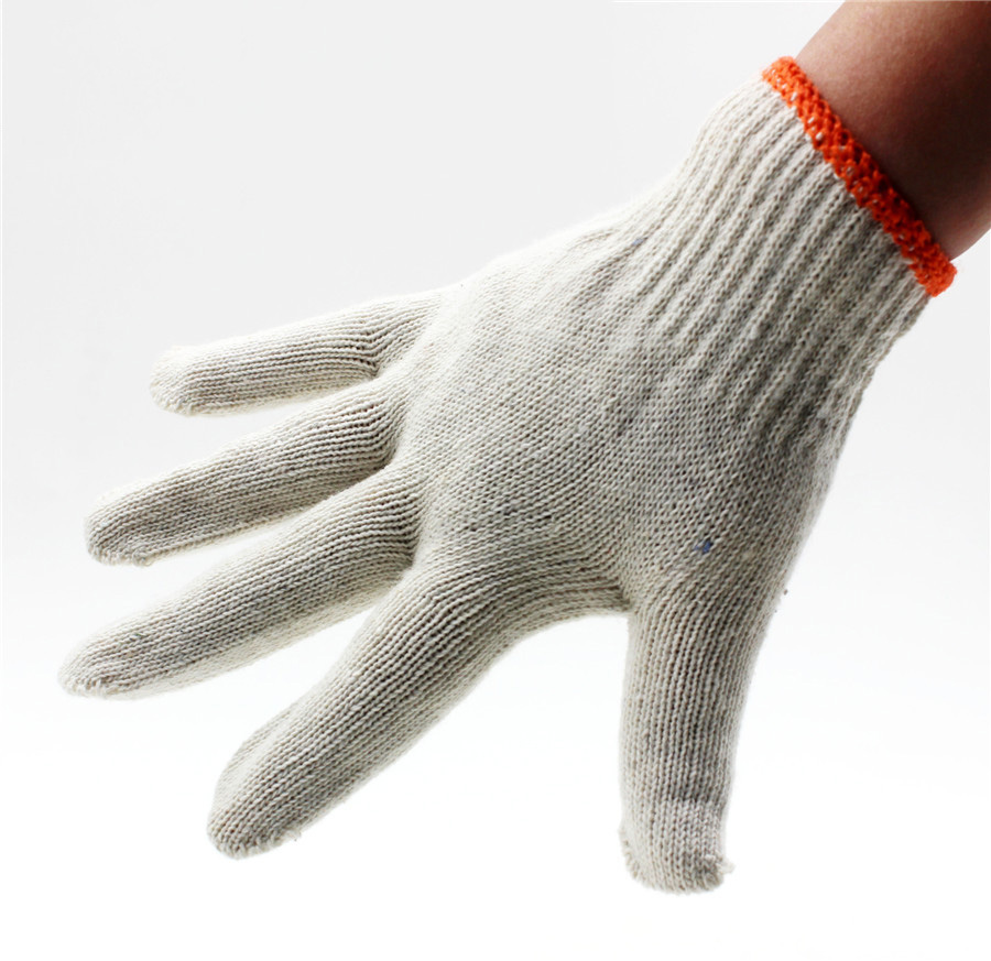 棉纱线手套劳保耐磨工作加厚带胶防滑工地干活劳工机械手套