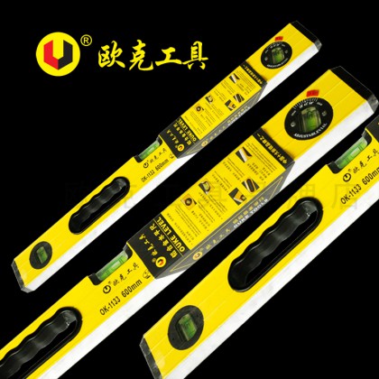 欧克水平尺高精度磁性水平尺铝合金多功能平衡尺平水尺水平测量仪