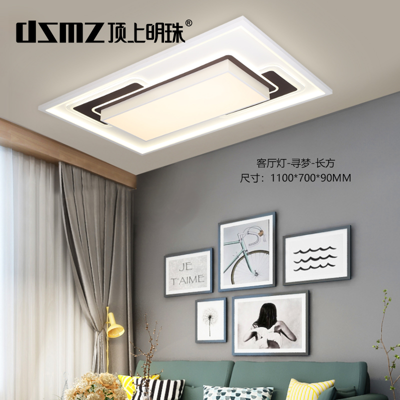 DSMZ顶上明珠照明   现代灯系列   寻梦-长方   灯具  灯饰  灯光  软装灯光设计