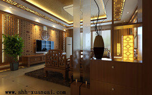 中式风格客厅-default